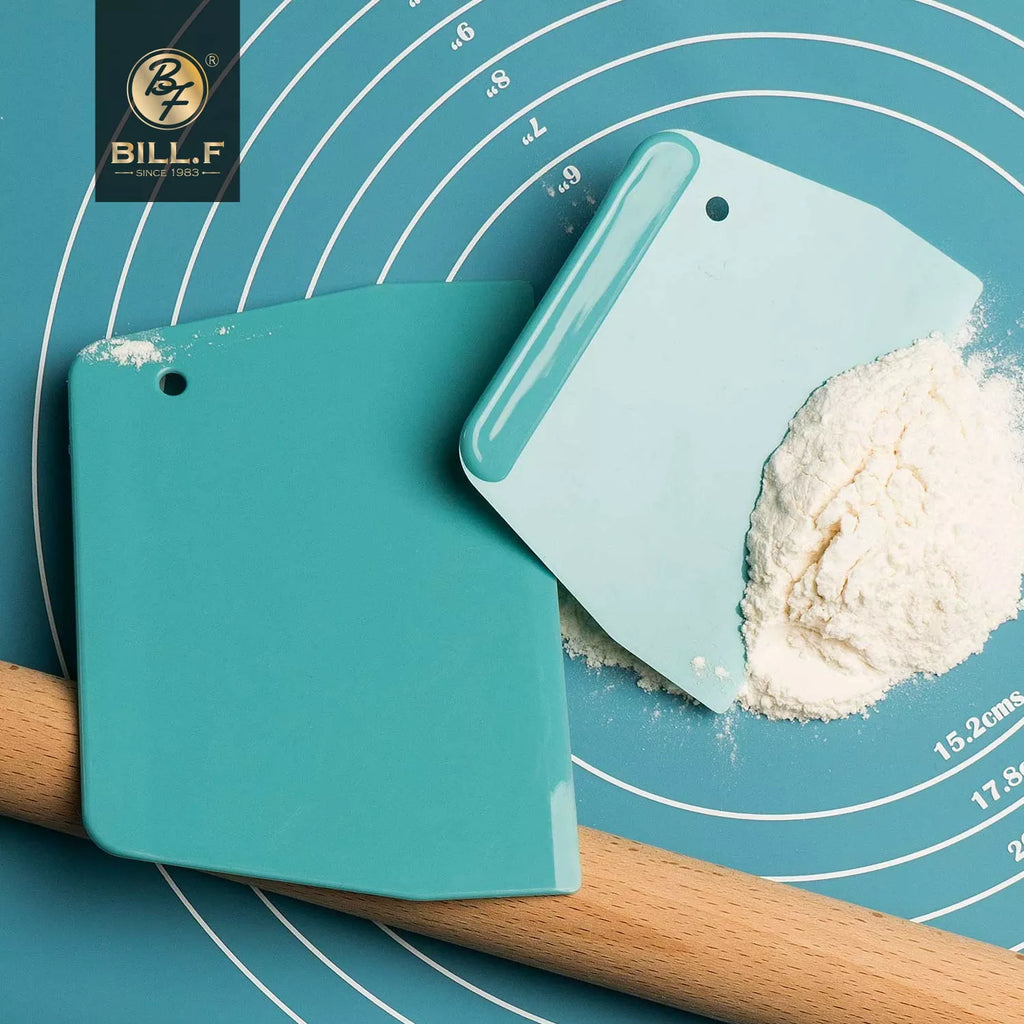 2pc Plastic Cake Cream Spatula Dough Butter Batter Scraper Baking Tools For Home Baking  Cutting Tools Kitchen Gadgets